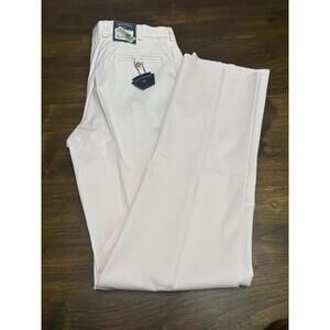 NWT Men’s Bills Khakis 100% Cotton Light Pink Pleated Pants Size 36